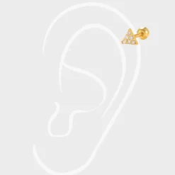 Winther Studio Crystal Triangle Piercing Discount