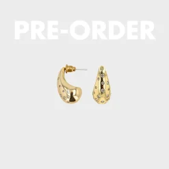 Winther Studio Drop Stone Øreringe - Pre-Order Guld Online