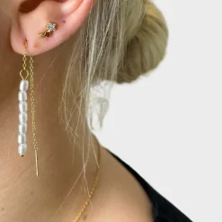 Winther Studio Edith Pearl Øreringe Guld Online