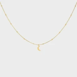 Winther Studio Elly Moon Halskæde Guld Outlet