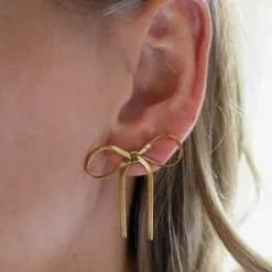 Winther Studio Flat Bow Øreringe New