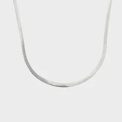 Winther Studio Flat Snake Halskæde Sale