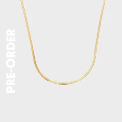 Winther Studio Flat Snake Halskæde Sale