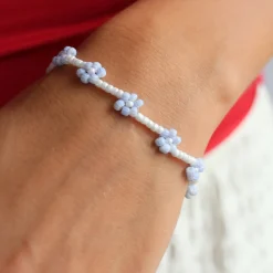 Winther Studio Flower Bead Armbånd Blå Outlet