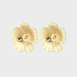 Winther Studio Flower Bomb Øreringe Guld New