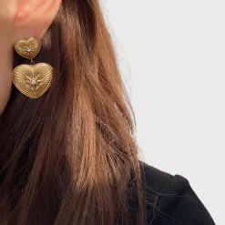 Winther Studio Heart Helios Øreringe Sølv Online