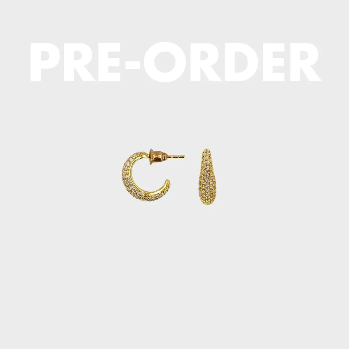 Winther Studio Holly Stone Hoops - Pre-Order Sale