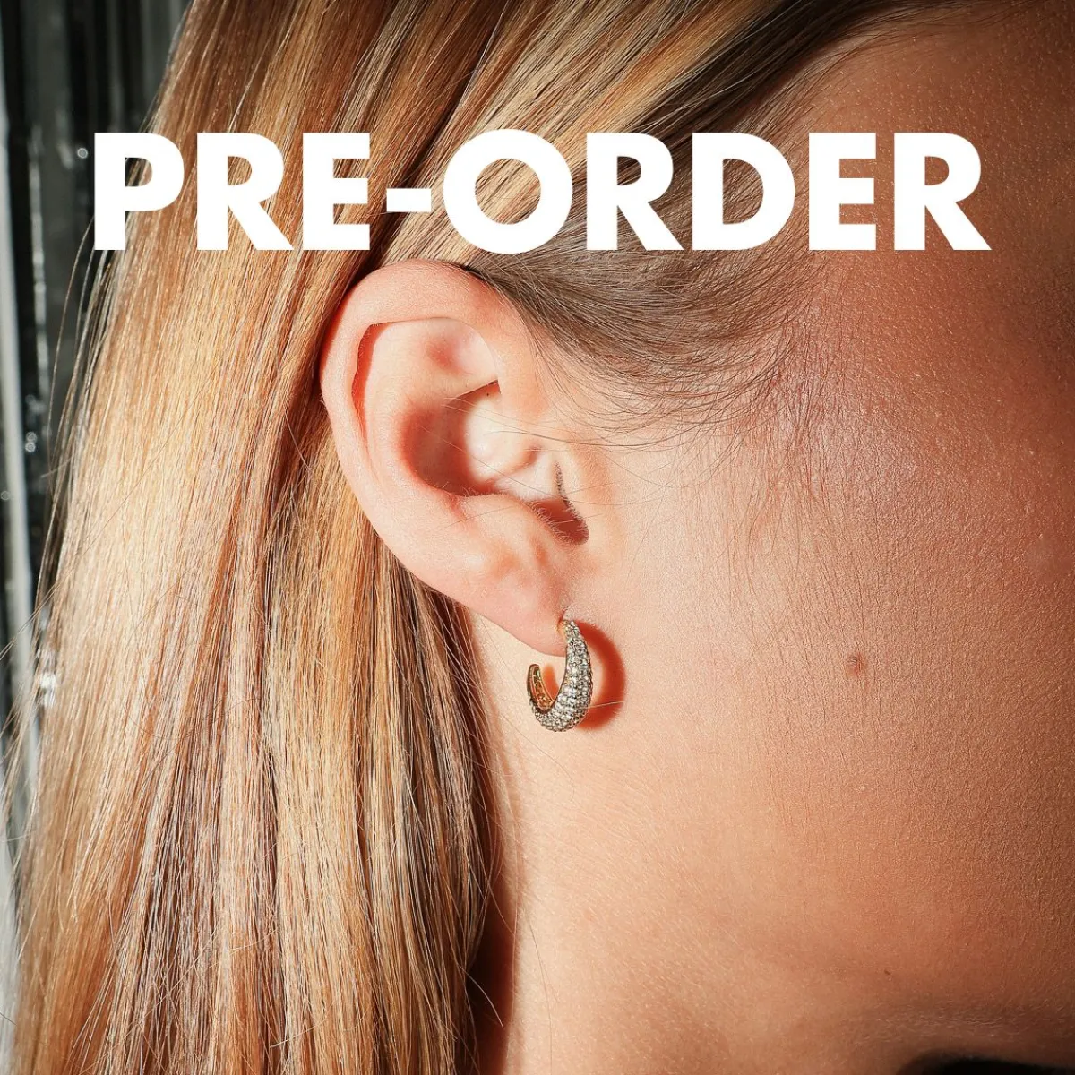 Winther Studio Holly Stone Hoops - Pre-Order Sale