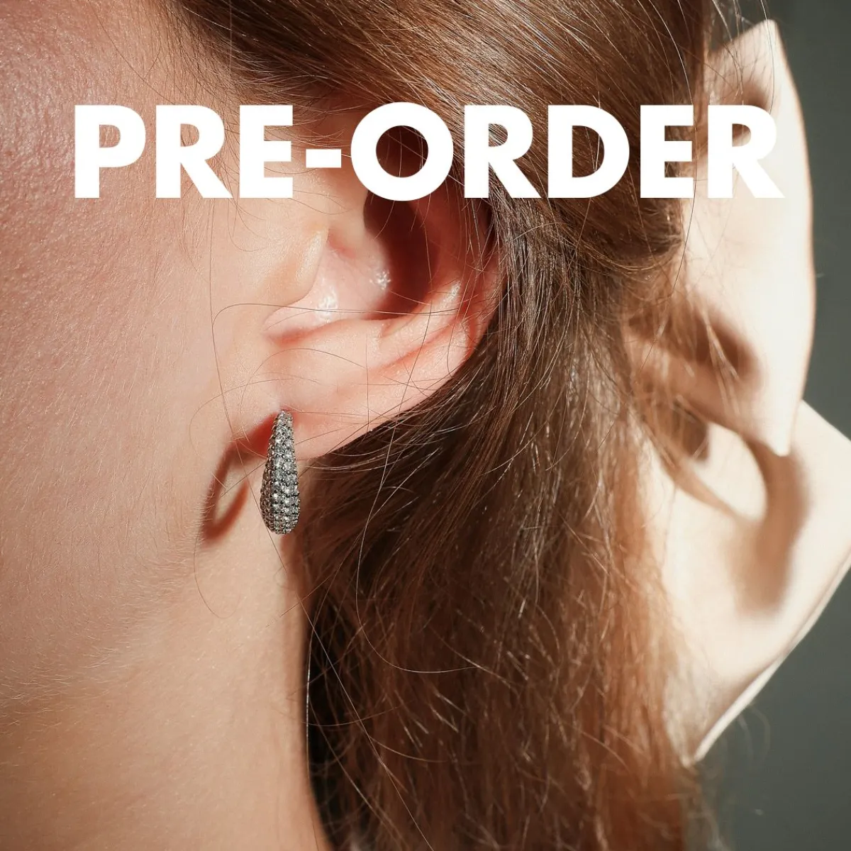 Winther Studio Holly Stone Hoops - Pre-Order Sale