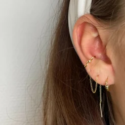 Winther Studio Kala Øreringe Guld