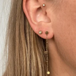 Winther Studio Long Coin Ørestikker Sølv Best