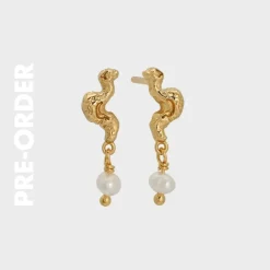 Winther Studio Manta Pearl Øreringe Clearance