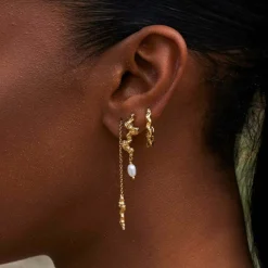 Winther Studio Mycet Kædeøreringe Sølv Outlet