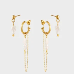 Winther Studio Nadia Øreringe Mix Sølv Discount