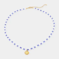 Winther Studio Okeanos Halskæde hvid/blå New