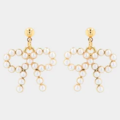 Winther Studio Pearl Bow Øreringe Sale