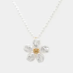 Winther Studio Pearly Bloom Halskæde Guld Clearance