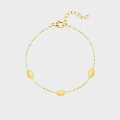 Winther Studio Plate Charm Armbånd Guld Hot