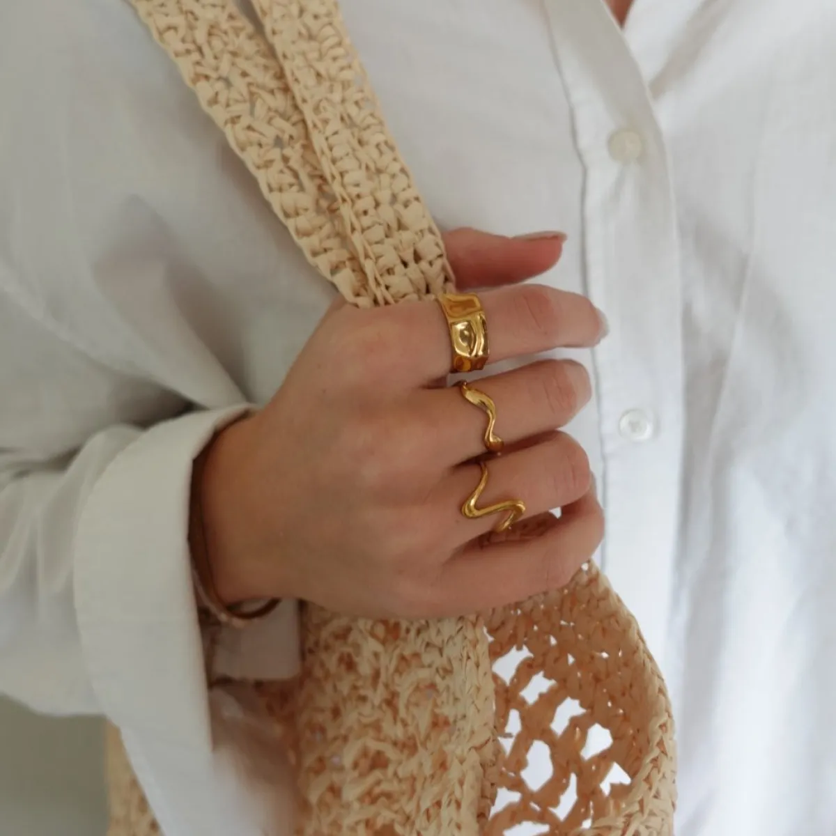 Winther Studio Pre-Order Ring Mix - farvet Guld Hot