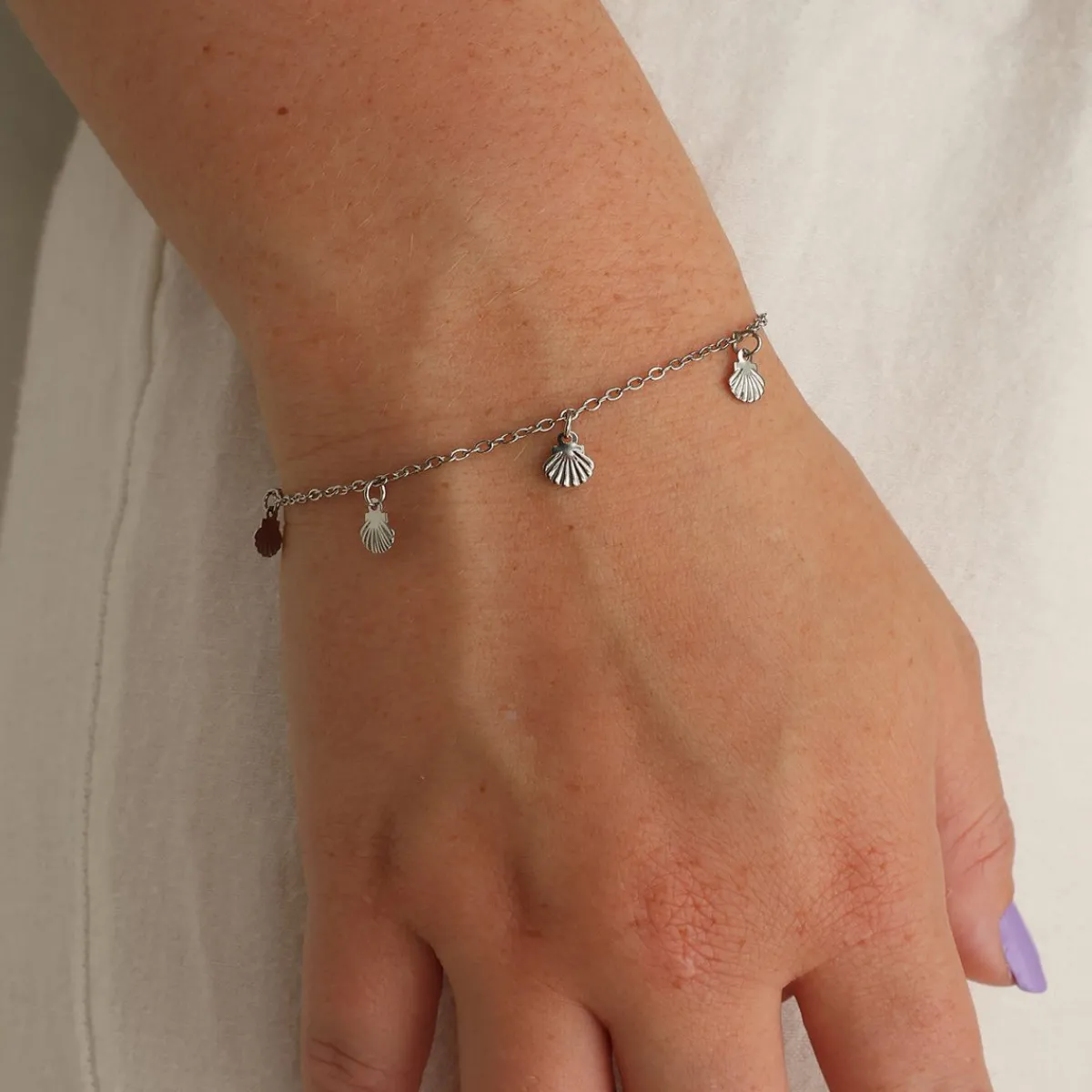 Winther Studio Shell Armbånd Sølv