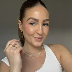 Winther Studio Small Pearl Choker Guld Outlet