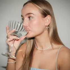 Winther Studio Small Pearl Choker Guld Outlet