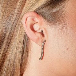 Winther Studio Snake Stone Øreringe - Pre-Order Sølv