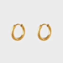 Winther Studio Snakeskin Hoops Discount