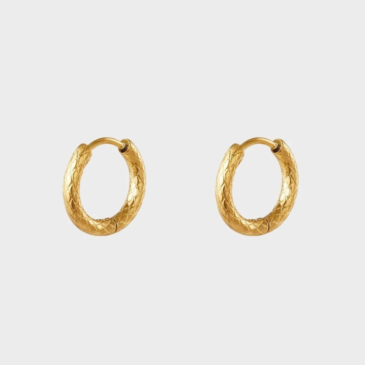 Winther Studio Snakeskin Hoops Discount