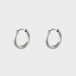 Winther Studio Snakeskin Hoops Discount
