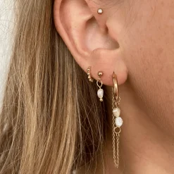 Winther Studio Nadia Øreringe Mix Sølv Discount