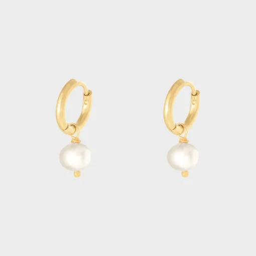 Winther Studio Rachel Pearl Øreringe Guld Discount